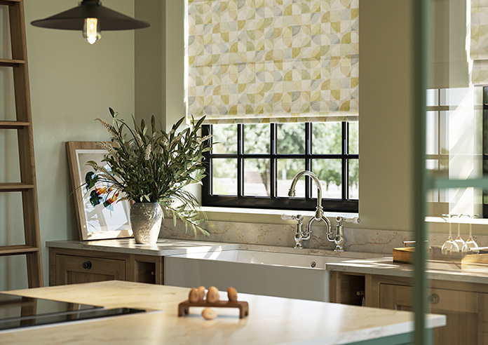 Mosaic Tile, Zest - Twist&Fit Roman Blind - Image 5